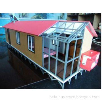 Welded Steel Prefab House With One slope / Two slope Roof F